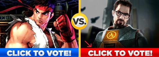 Half-Life 2 - Gordon Freeman vs. Ryu - Проголосуй за своего любимого героя 2!