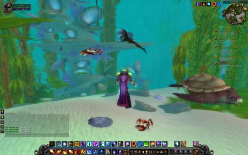 World of Warcraft - Записки бета-тестера Cataclysm. Vashj'ir. Kelp Forest.